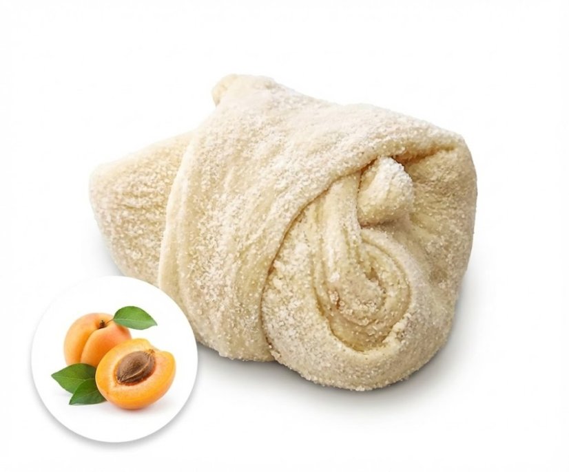 Buchty marhuľový kompót 75% - Veľkosť: STANDARD 5ks