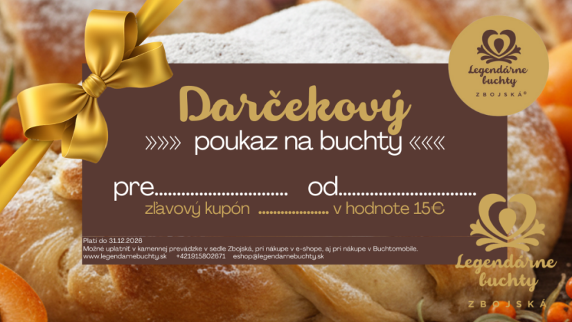 Darčekový poukaz - Hodnota poukazu: 20