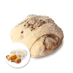 Buchta oškvarkovo - kapustová - 10 ks mini