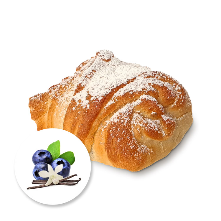 Buchta vanilkovo-čučoriedková Buchta vanilkovo-čučoriedková