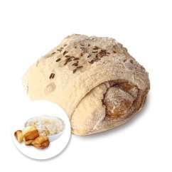Buchta oškvarkovo - kapustová - 10 ks mini