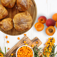 Buchty rakytníkovo-marhuľové